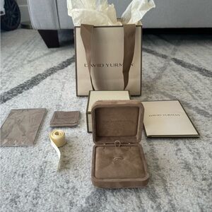 Authentic David Yurman Bag, Box and Dustbag